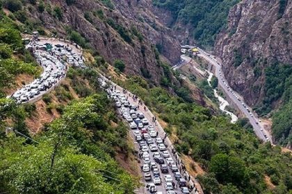 محدودیت‌های ترافیکی در محورهای شمال؛ کندوان یک‌طرفه