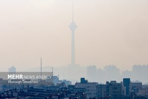 هوای تهران آلوده و در وضعیت نارنجی است